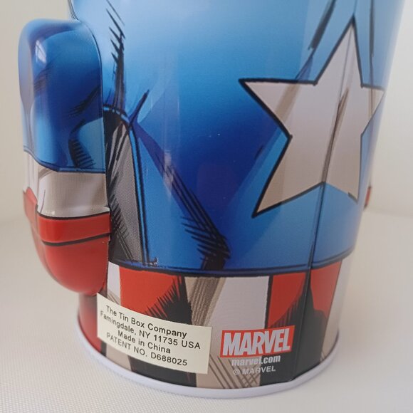 NEW Captain America Dome Tin Bank – Marvel Avengers (Banco de Estaño) - Picture 14 of 14